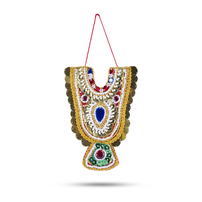 Muthangi - 8 x 5 Inches | Deity Necklace/ Jewellery for Deity