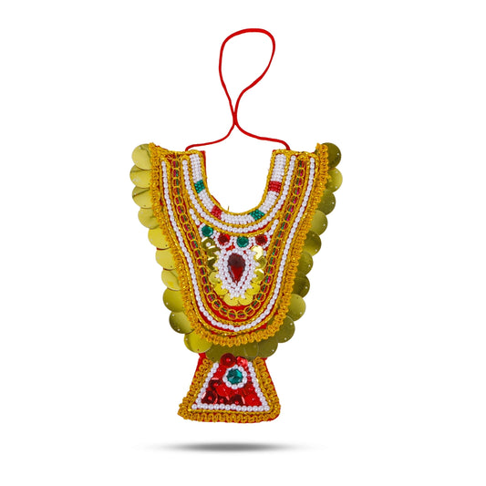 Muthangi - 10 x 6 Inches | Necklace/ Jewellery for Deity - Neck & Body Accessories