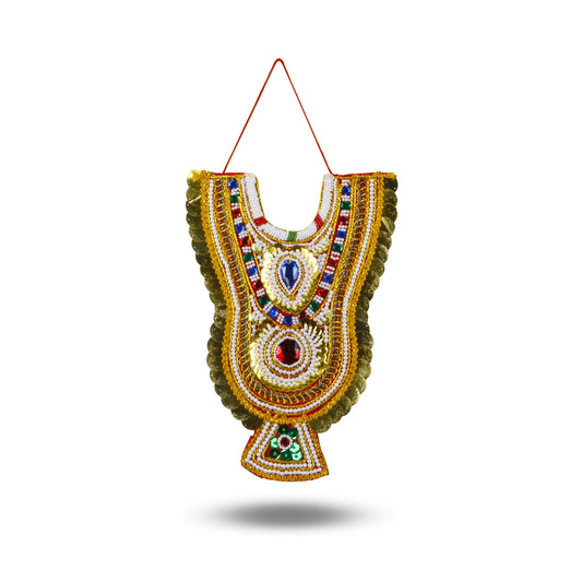 Muthangi - 14 x 9 Inches | Deity Necklace/ Jewellery for Deity Decor - Neck & Body Accessories