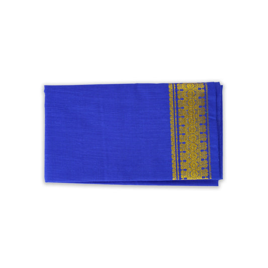 Blouse Bit - 1 Mtr | Poly Cotton Blouse Piece/ Jari Border Unstitched Blouse Piece for Women - Sarees & Blouse
