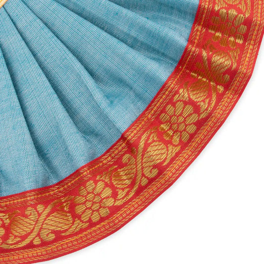 Amman Pavadai - 5 x 9 Inches | Tissue Silk Devi Vastra/ Mata Dress/ Mata Poshak for Deity/ Assorted Colours - Devi Dress