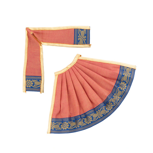 Amman Pavadai - 6 x 12 Inches | Tissue Silk Devi Vastra/ Mata Dress/ Mata Poshak for Deity/ Assorted Colours - Devi Dress