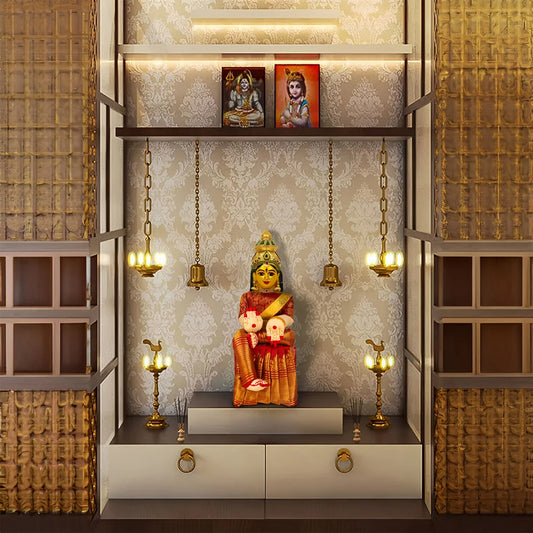 Amman Stand For Varalakshmi Decor , varalakshmi pooja decoration