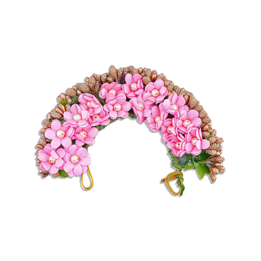 Artificial Flower - 4 x 5 Inches | Artificial Gajra/ Bridal Veni/ Artificial Hair Flower for Decoration - Head & Face Accessories