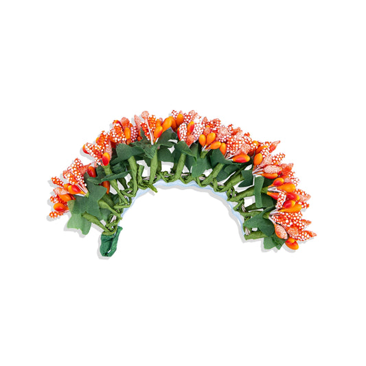 Artificial Flower - 5 Inches | Artificial Gajra/ Bridal Veni/ Artificial Hair Flower for Decoration - Head & Face Accessories