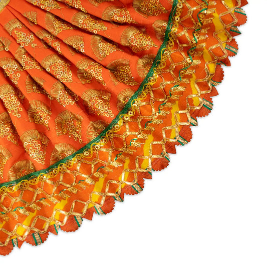 Amman Pavadai - 8 x 15 Inches | Mata Dress/ Devi Vastra/ Mata Poshak for Deity/ Assorted Colours - Devi Dress