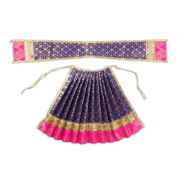 Amman Pavadai - 12 X 18 Inches | Mata Dress/ Devi Vastra/ Mata Poshak for Deity/ Assorted Colours