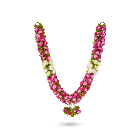 Artificial Garland - Rose | Cloth Mala/ Artificial Mala for Photo Frame/ Assorted Design & Colour - Mala