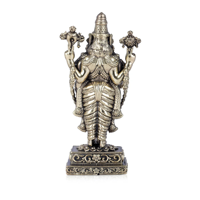 Balaji Murti - 6 x 3 Inches | Brass Idol/ Balaji Idol for Pooja/ 355 Gms Approx