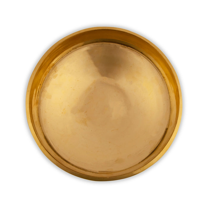 Urli - 2.5 x 7.5 Inches | Brass Uruli/ Brass Bowl for Pooja/ 1.500 Kgs Approx