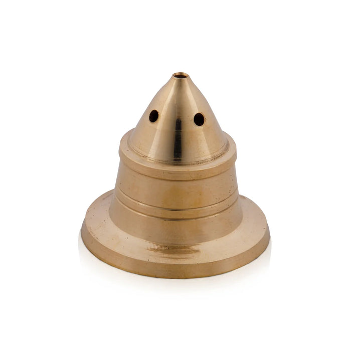 Brass Agarbathi Stand - 1.75 x 1.5 Inches | Incense Holder for Pooja/ 40 Gms Approx