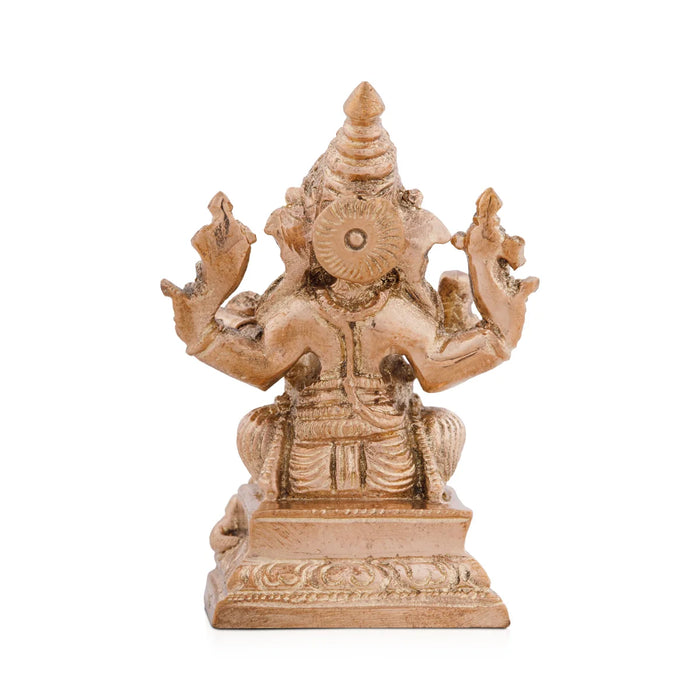 Ganesh Murti Idol - 2.5 x 1.5 Inches | Panchaloha Idol/ Vinayagar Statue for Pooja