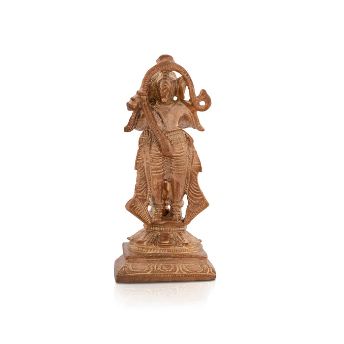 Hanuman Statue - 3 x 1.5 Inches | Panchaloha Idol/ Anjaneya Statue for Pooja/ 170 Gms Approx