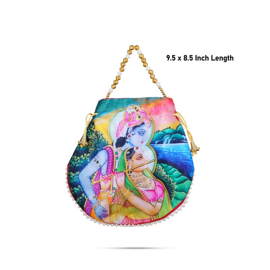 Thamboolam Bag - 9.5 x 8.5 Inches | Thambula Pai/ Tambula Bag for Wedding - Bags & Pouches