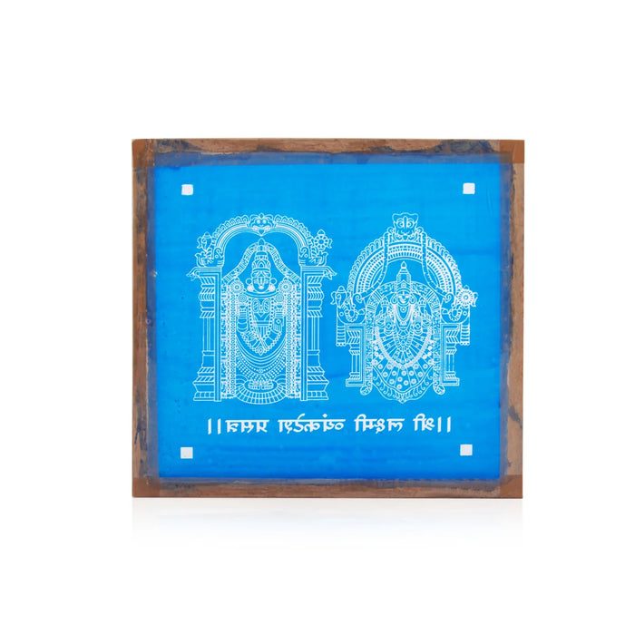 Perumal Thayar Stencils - 10 x 6 Inches | Kolam Stencil/ Muggu Stencil/ Rangoli Kolam Stencils for Floor Decor