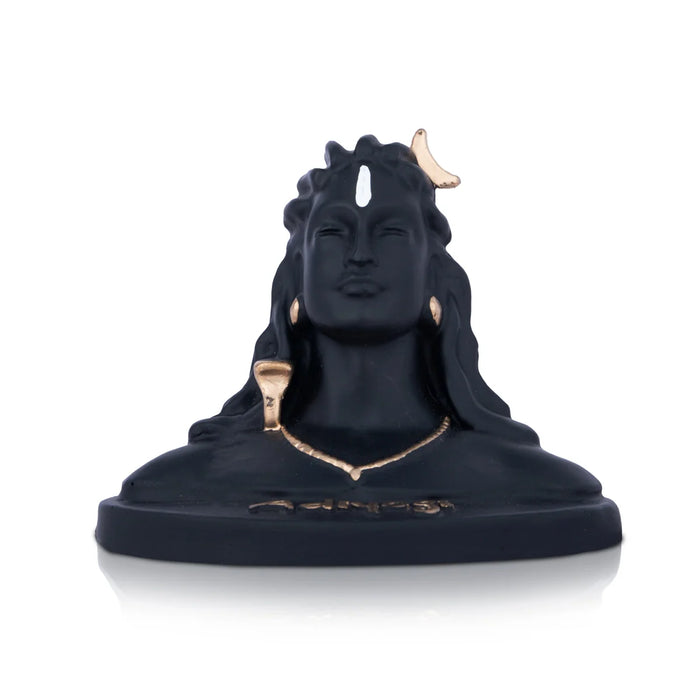 Adiyogi Idol - 3 x 3.5 Inches | Resin Mahadev Statue/ Lord Shiva Statue for Home