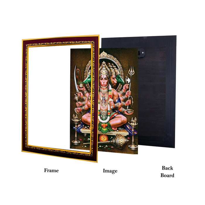 Panchmukhi Hanuman Photo Frame | Picture Frame for Pooja Room Decor