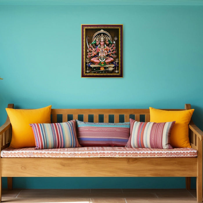 Panchmukhi Hanuman Photo Frame | Picture Frame for Pooja Room Decor