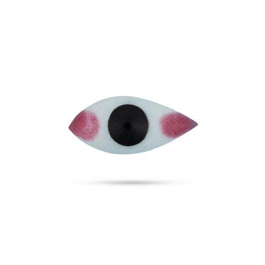 Kan Malar Pair - 0.2 x 0.5 Inches | Amman Eye Set / Kanmalar for Deity - Head & Face Accessories