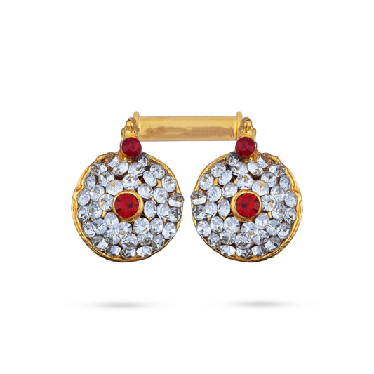 Stone Mangal Sutra Set - 0.5 Inch Dia | Mangala Sutra/ Pottu Thaali/ Artificial Mangalsutra for Deity - Neck & Body Accessories
