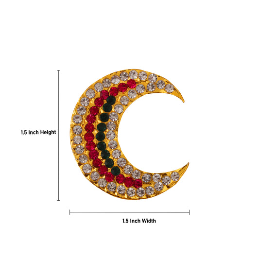 Hair Billai - 1.25 Inches | Stone Billai/ Jadai Billa/ Billai/ Hair Accessories for Deity - Head & Face Accessories