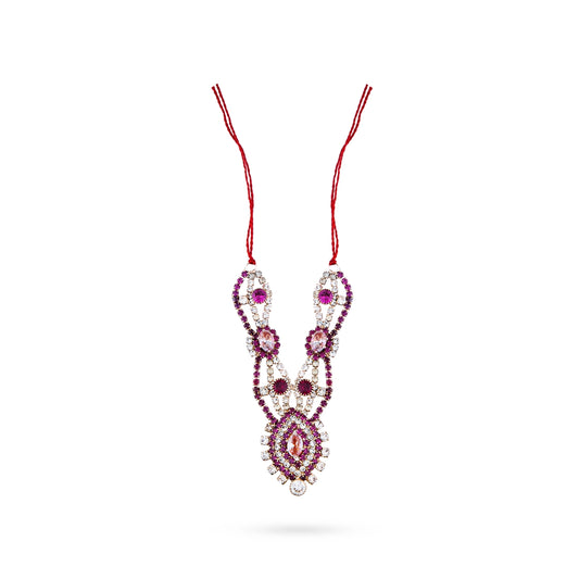 Stone Necklace - 3 Inches | Artificial Jewelry/ Stone Jewellery for Deity - Neck & Body Accessories