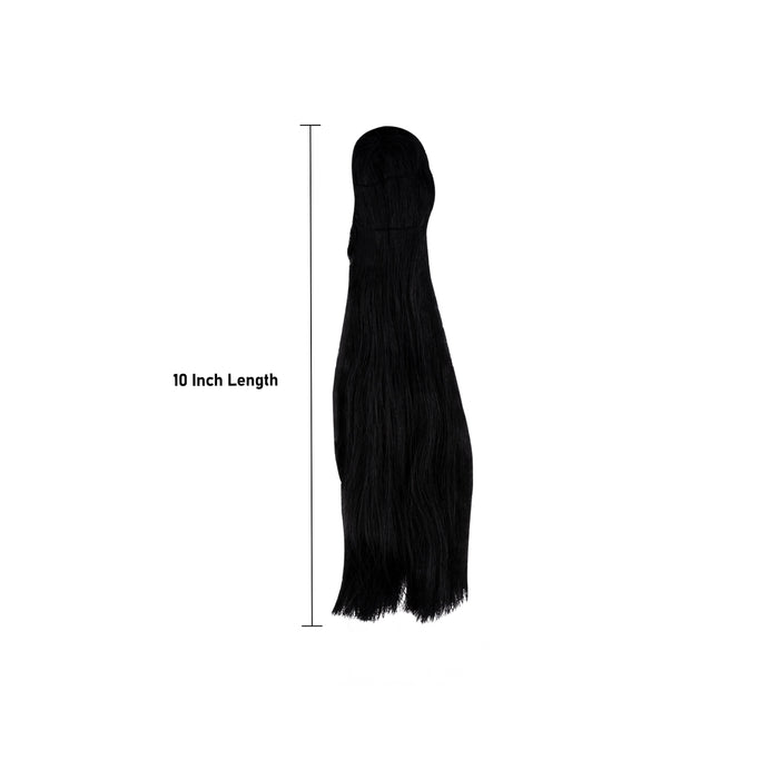 Artificial Hair - 10 Inches | Artificial Hair Braid/ Amman Jadai/ Varalakshmi Amman Jadai for Deity