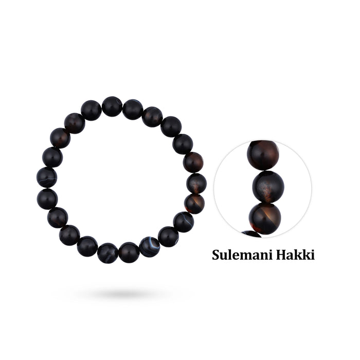Sulemani Hakik Bracelet - 2.5 Inches | Gemstone Bracelet/ Crystal Jewellery for Men & Women