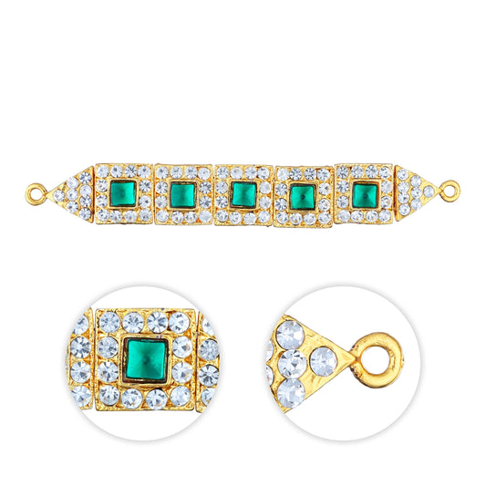 Hip Belt - 4 Inches | Stone Belt/ Waist Belt/ Stone Jewellery for Deity - Waist & Leg Accessories