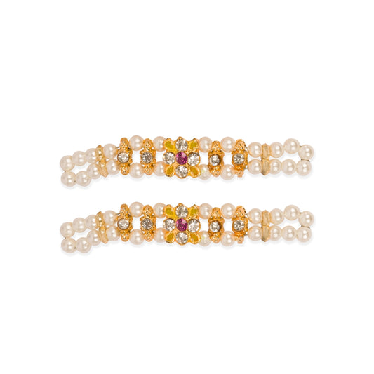 Stone Bangle Set - 1 Inch | Stone Jewellery for Deity Decor - Neck & Body Accessories