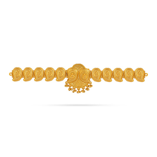 Hip Belt - 15 Inches | Waist Belt/ Mango Design Artificial Jewellery/ Gold Polish Jewelry For Traditional Wear - Ethnic Wear Accessories