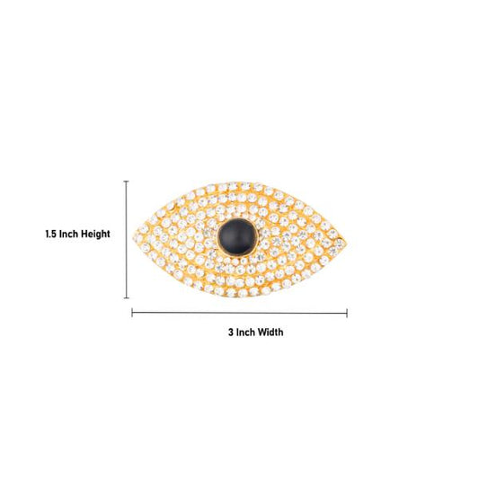 Eye Set - 3 Inch | Stone Eyes/ Kanmalar for Deity - Head & Face Accessories