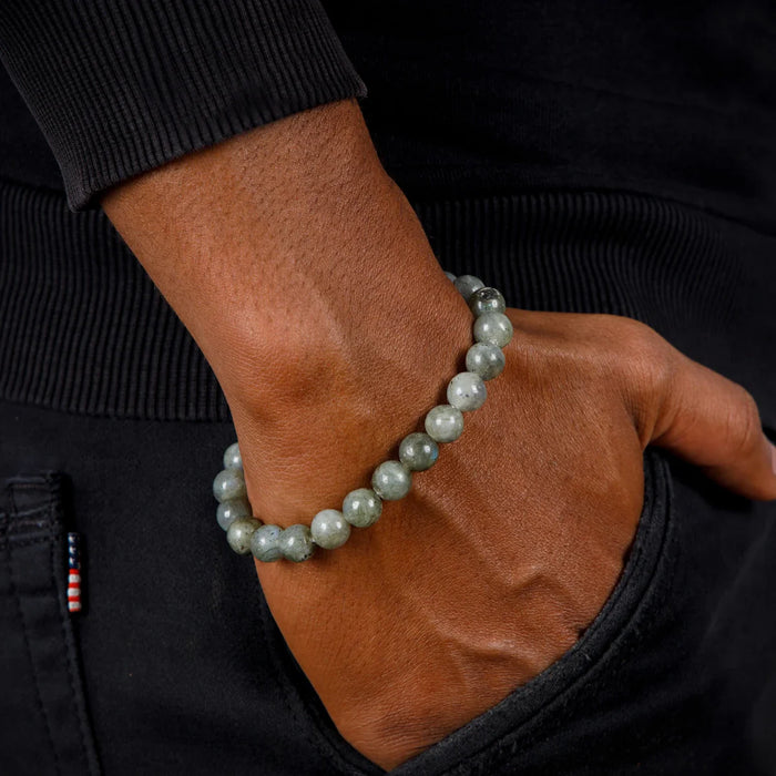 Labradorite Bracelet - 2.5 Inches | Labradorite Crystal Bracelet/ Crystal Jewellery for Men & Women