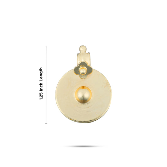 Thali Mangalsutra - 1.25 Inches | Pottu Thaali/ Gold Polish Mangalsutra for Deity/ 5 Gms Approx - Neck & Body Accessories