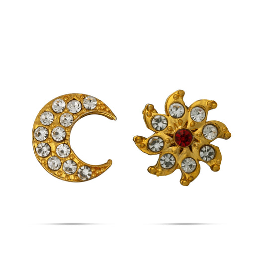 Stone Sun and Moon Billai for Varalakshmi Decor , Varalakshmi Vratham