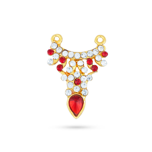 Stone Necklace - 1.25 Inches | Stone Jewelry/ Stone Jewellery for Deity/ Assorted Colour - Neck & Body Accessories