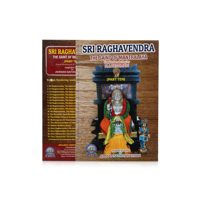 Sri Raghavendra The Saint Of Mantralaya - (Vol - 10) - English