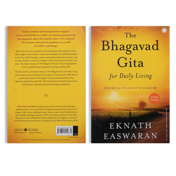 The Bhagavad Gita For Daily Living - 3 Vols set