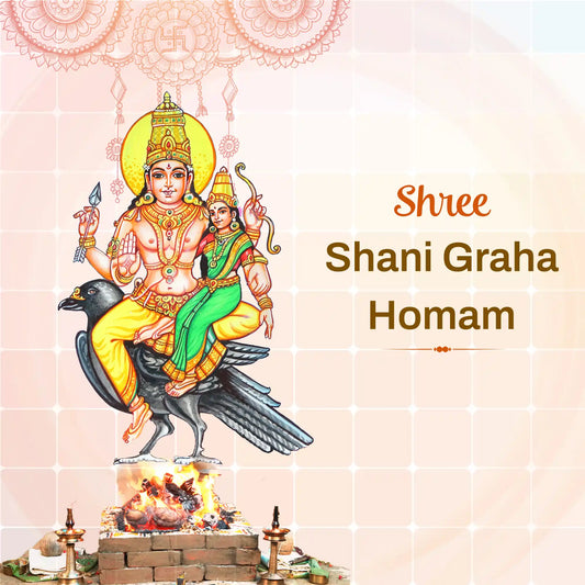 Shree Shani Graha Homam | Saturn Fire Lab/ Shani Graha Shanti Homam for Mitigating Shani Dosha, Improving Health - Homa Services