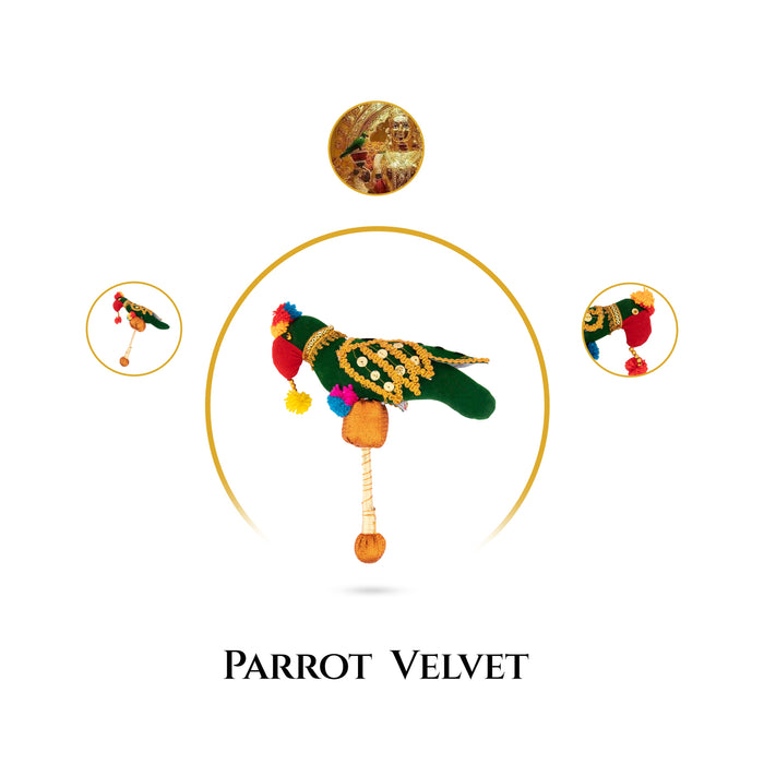 Velvet Parrot | Home Decor/ Parrot Velvet for Car Decor