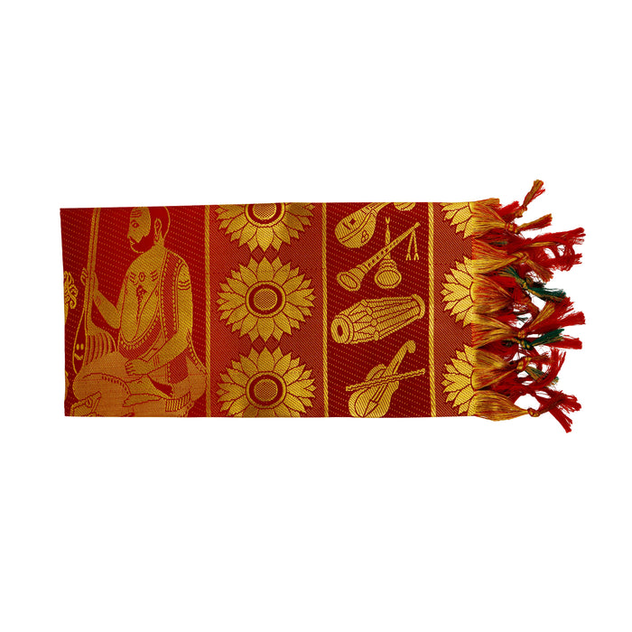 Shawl - 32 x 54 Inches | Sangeetha Mummorthigal Design/ Ponnadai Jari Shawls for Men/ Assorted Colour