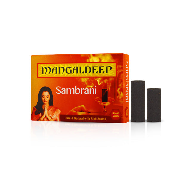 Mangaldeep Sambrani Pure And Natural Incense 18 Pcs