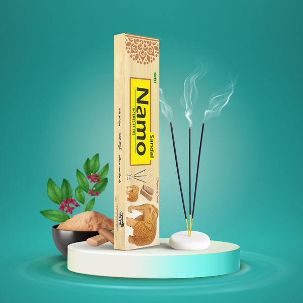 Giri Namo Sandal Incense Sticks | Agarbatti/ Agarbathi for Pooja