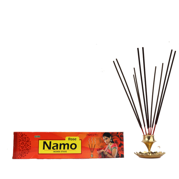 Giri Namo Rose Incense Sticks | Agarbatti/ Agarbathi for Pooja