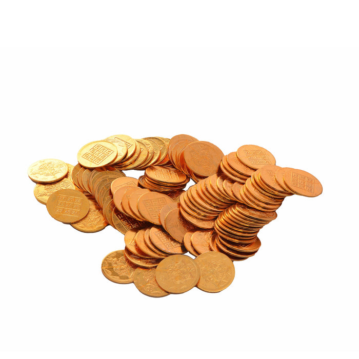 Lakshmi Kubera Coins | 108 Pcs/ Brass Lakshmi Coin Set/ Mahalalshmi Coins for Pooja
