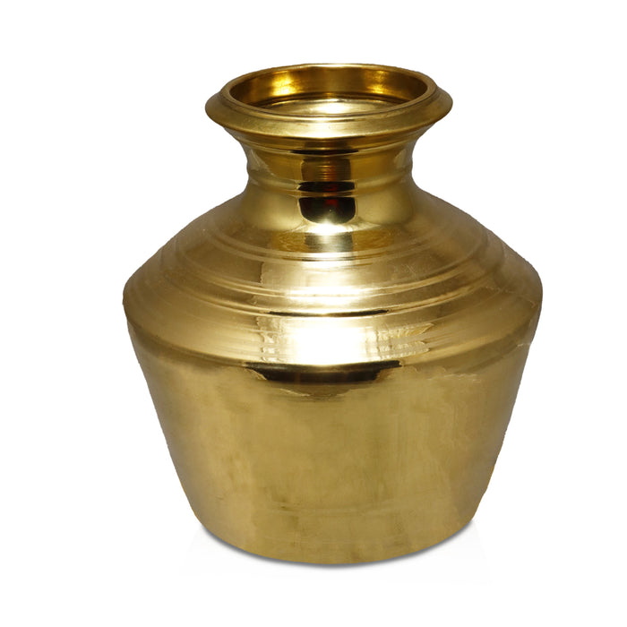 Kalash Pot - 11 Inches | Brass Kalasam/ Kalash Kudam/ Pooja Pot for Home/ 1.100 Kgs Approx