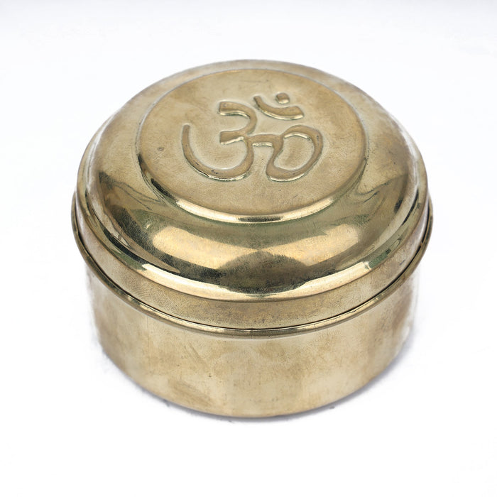 Brass Box - 2.75 x 3.5 Inches | Tiffin Box/ Storage Box for Home/ 70 Gms Approx
