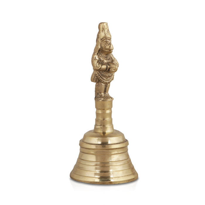 Brass Hand Bell | Pooja Bell/ Hanuman Handle Ghanti for Home