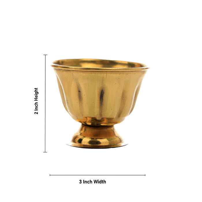 Brass Cup | Chandan Cup/ Brass Vessel/ Pooja Cup for Home