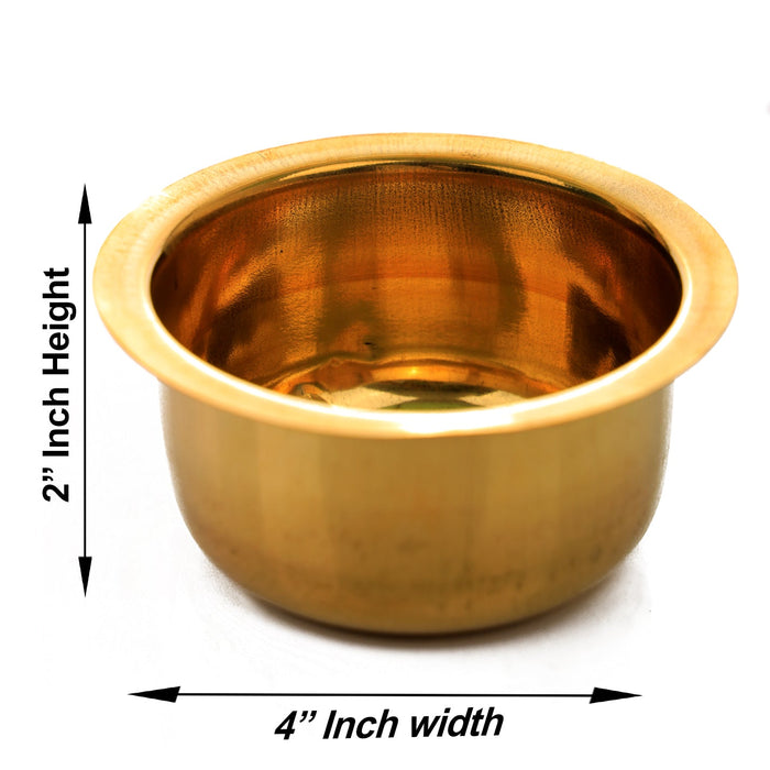 Brass Bowl | Brass Vessel/ Brass Cup/ Pooja Cup for Home
